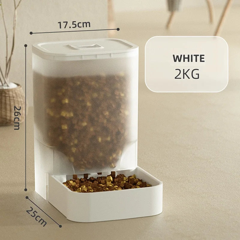 🐾 HOOPET Automatic Pet Food & Water Dispenser – Gravity Feeder for Dogs & Cats