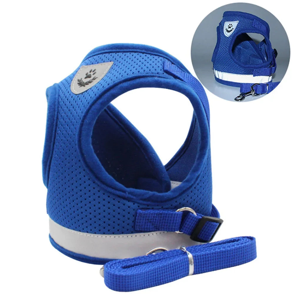 🐾 Cat Harness & Leash Set – Adjustable, Reflective & Escape-Proof