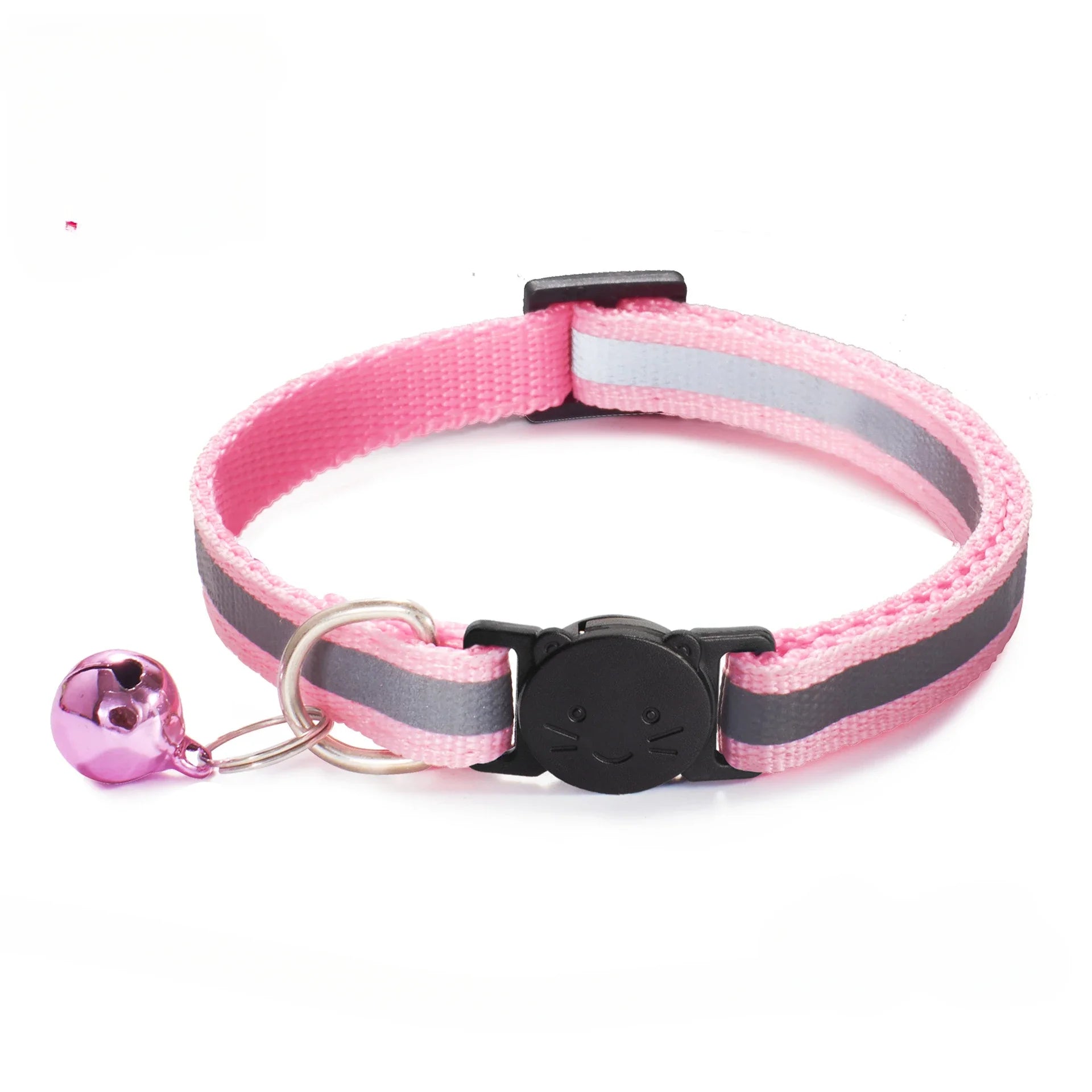 🐾 3-Pack Reflective Pet Collars with Safety Buckle & Bell