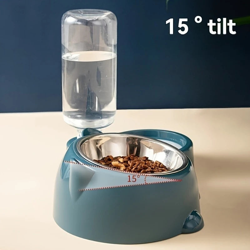 🐶🐱 Automatic Pet Feeder and Water Dispenser – Integrated Feeding System