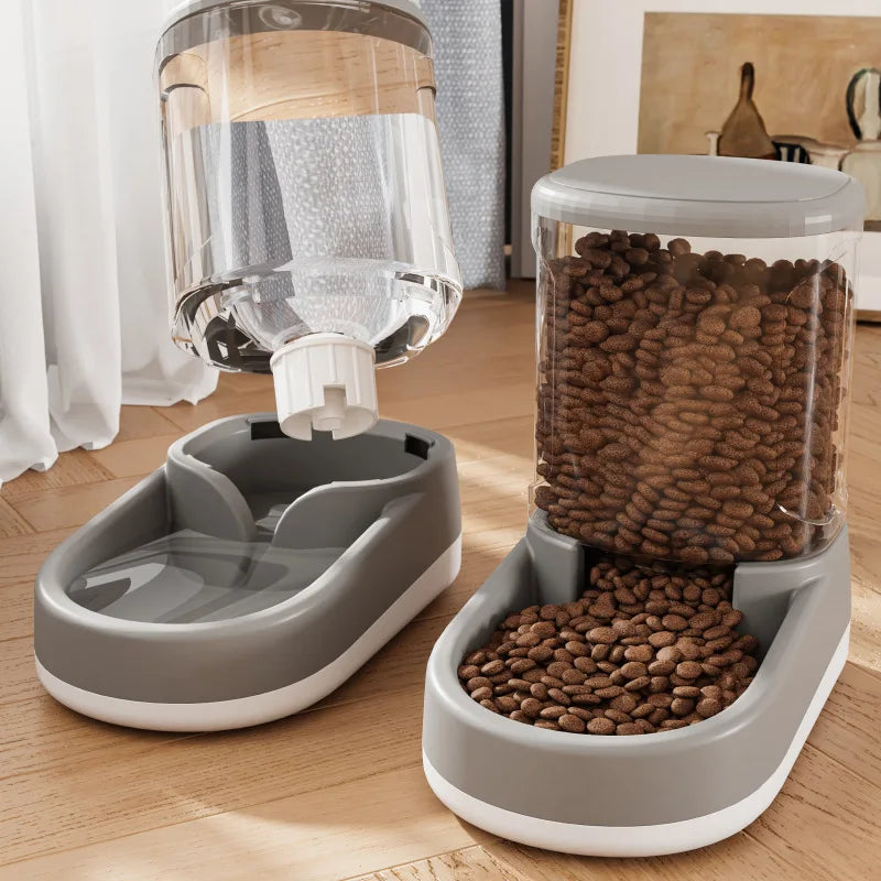 🐾 Automatic Pet Feeder & Water Dispenser for Dogs and Cats