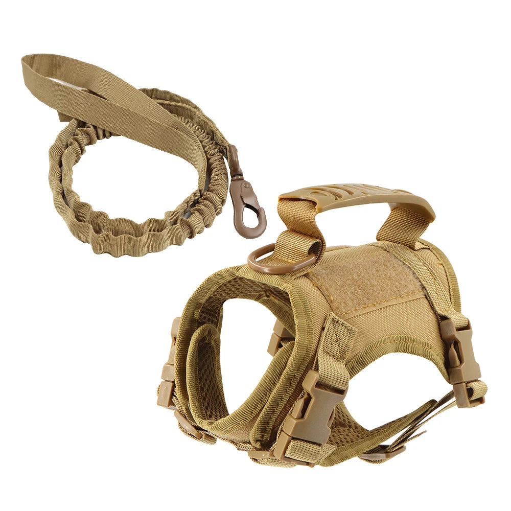 🐾 Tactical Cat Harness and Leash Set