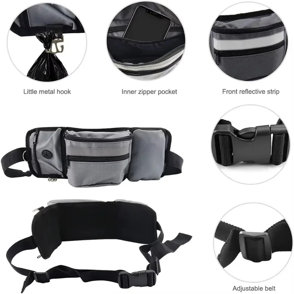 🐕🎽 Dog Training Walking Waist Bag – Hands-Free Treat Pouch
