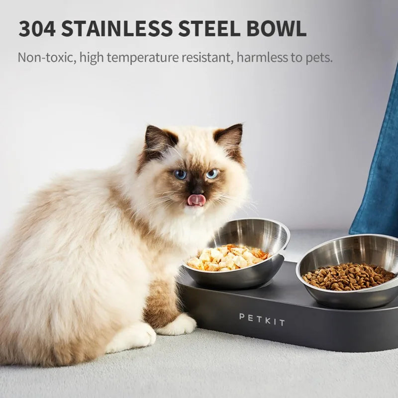 🥣 PETKIT Adjustable Double Feeding Bowl