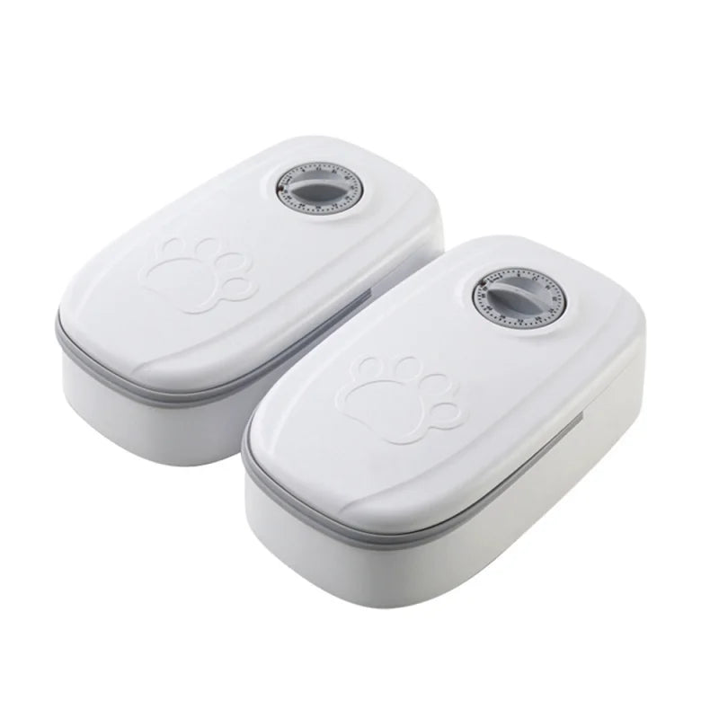 🐶🐱 Pet Automatic Timing Feeder – Detachable Dry Food Dispenser