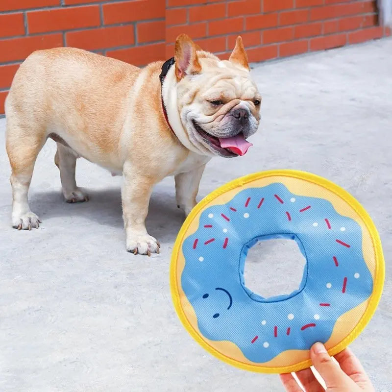 🍩 Donut Squeaky Dog Toy