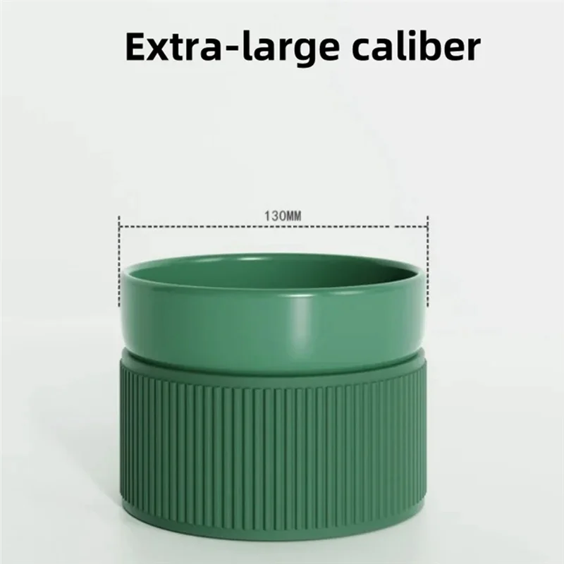 🐱 Elevated Pet Bowl – Anti-Black Chin & Neck-Friendly Design