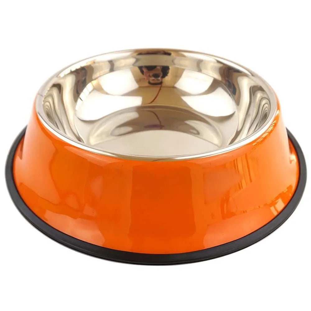 🐶🐱 Custom Stainless Steel Pet Bowl – Personalized Name Design