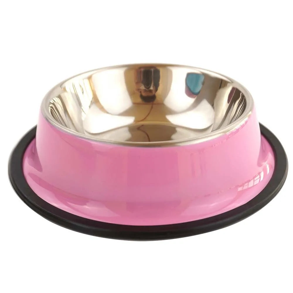 🐶🐱 Custom Stainless Steel Pet Bowl – Personalized Name Design
