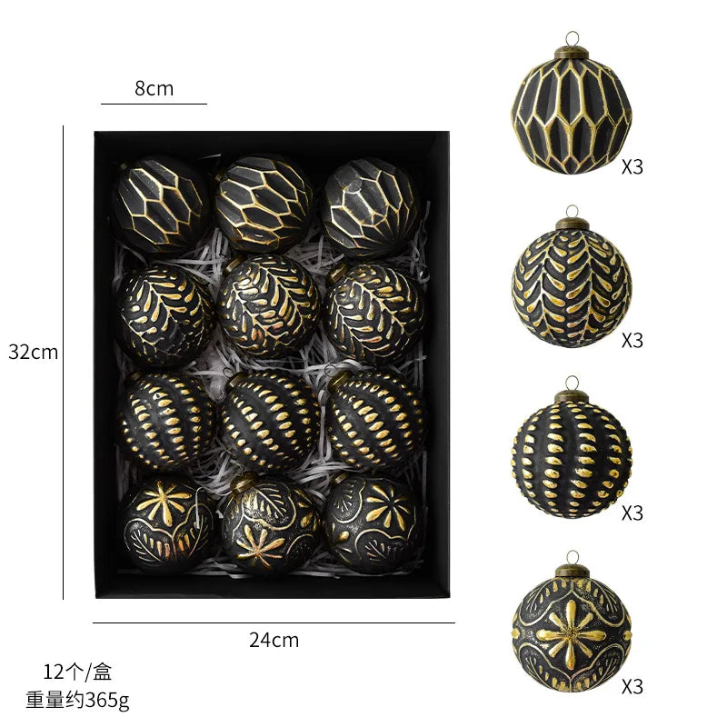 🎄 Vintage Karácsonyi Gödördísz Szett – Ünnepi Függő Dekoráció Otthonra