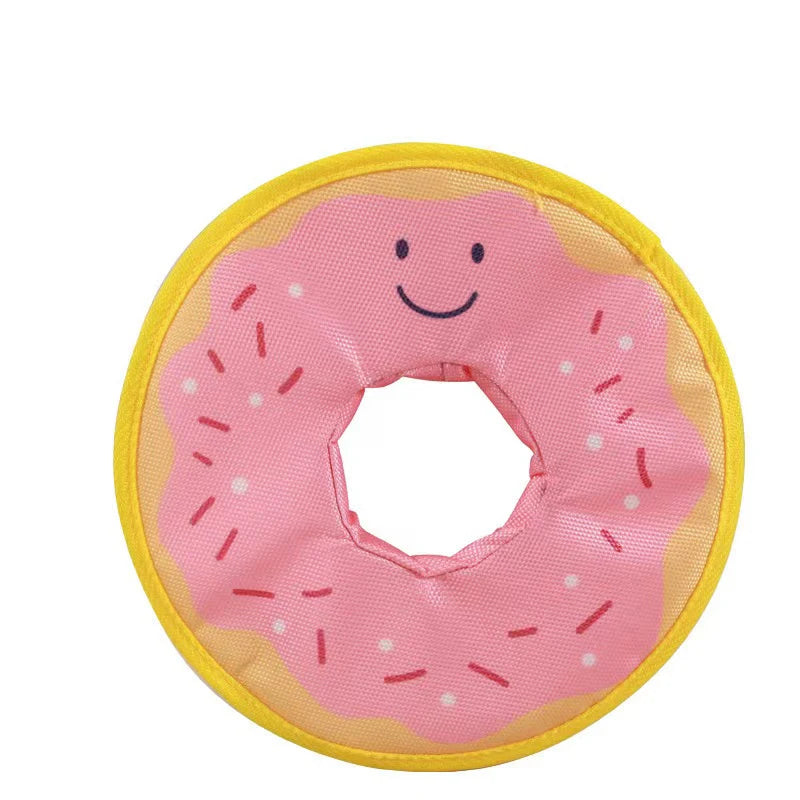 🍩 Donut Squeaky Dog Toy