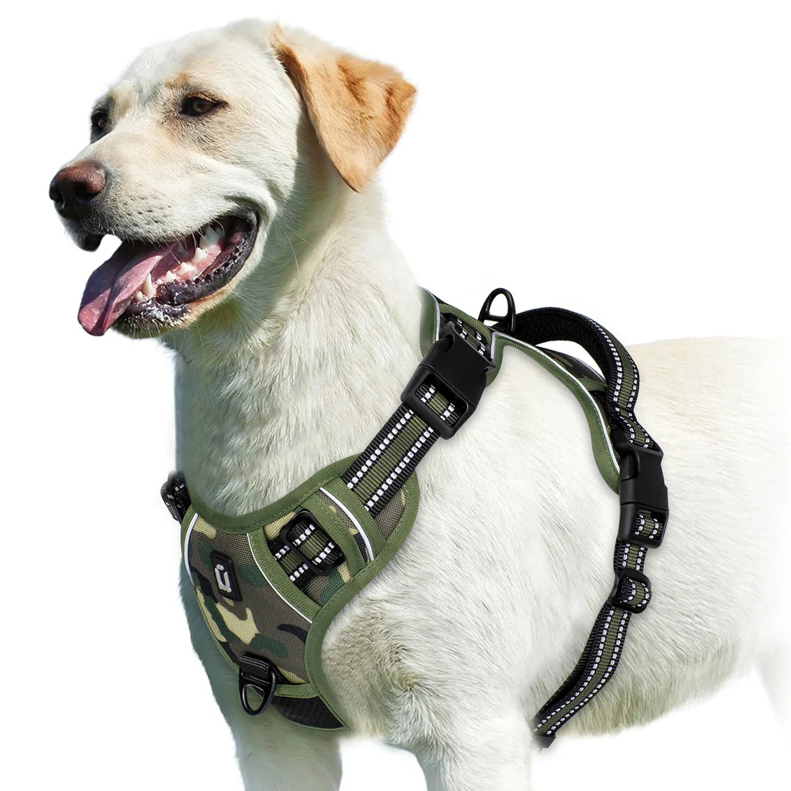 🐕 No Pull Dog Harness – Adjustable Soft Padded Vest with Control Handle