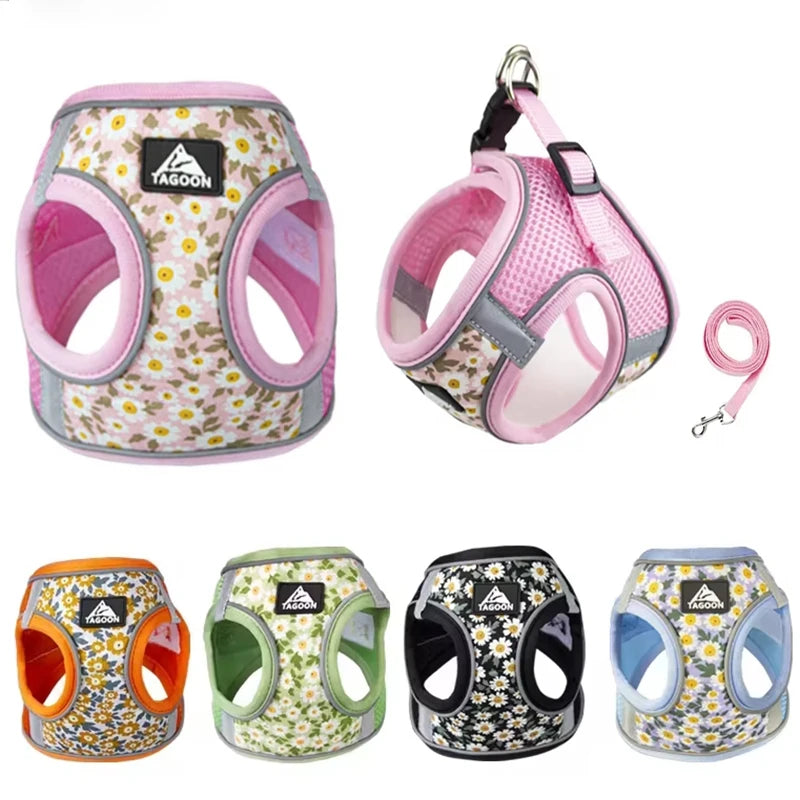 🐱 Reflective Cat Harness and Leash Set