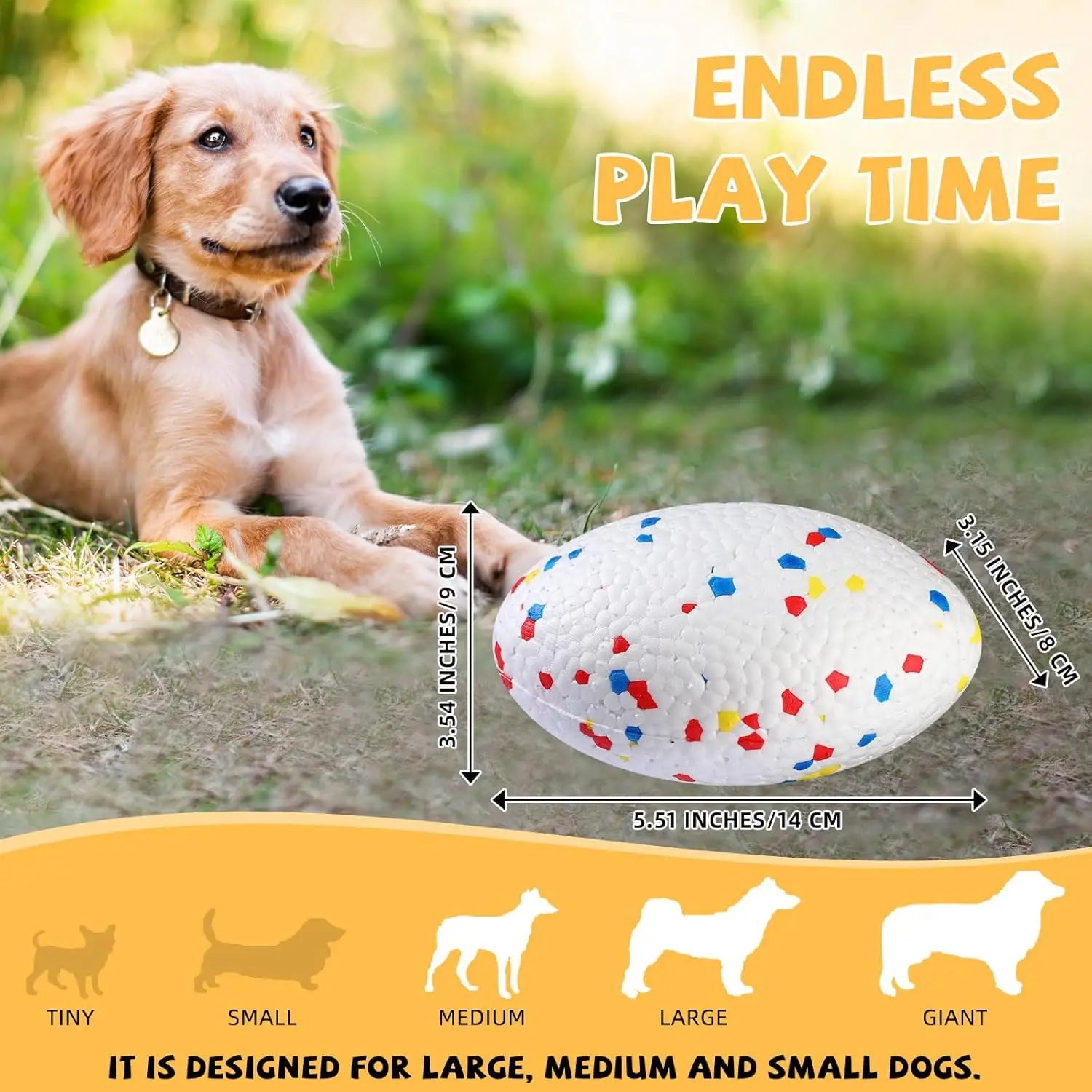 🐶 Dog Ball – Erős Harapásálló, Nagy Méretű Kutyalabda Aktív Kutyáknak