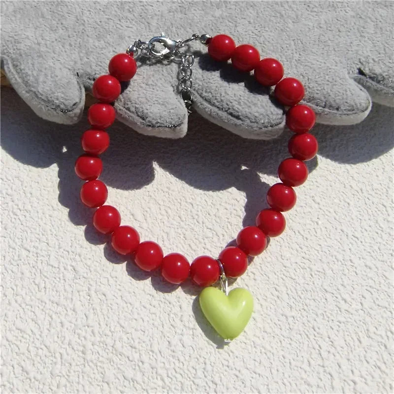 👑 Pearl Cat Collar – Princess Style Adjustable Pet Necklace