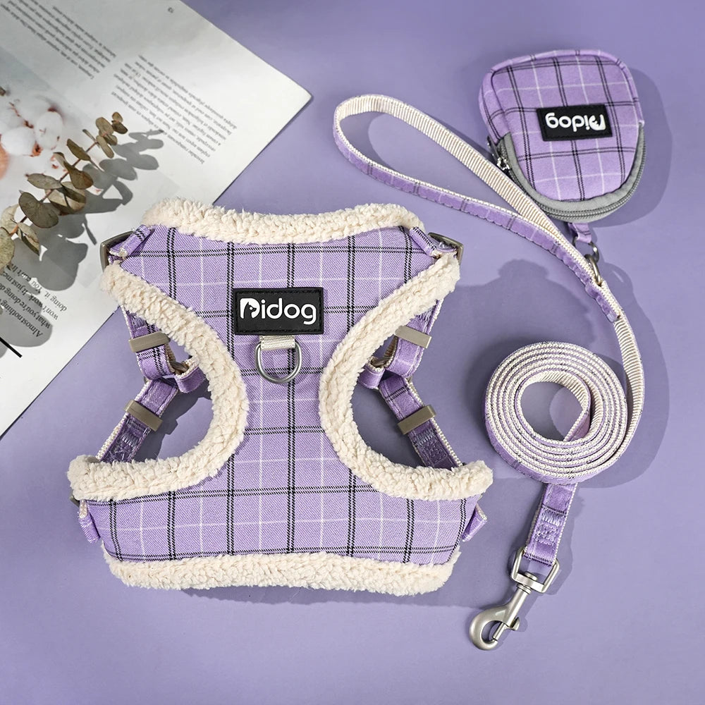 🐾 Soft No-Pull Pet Harness & Leash Set