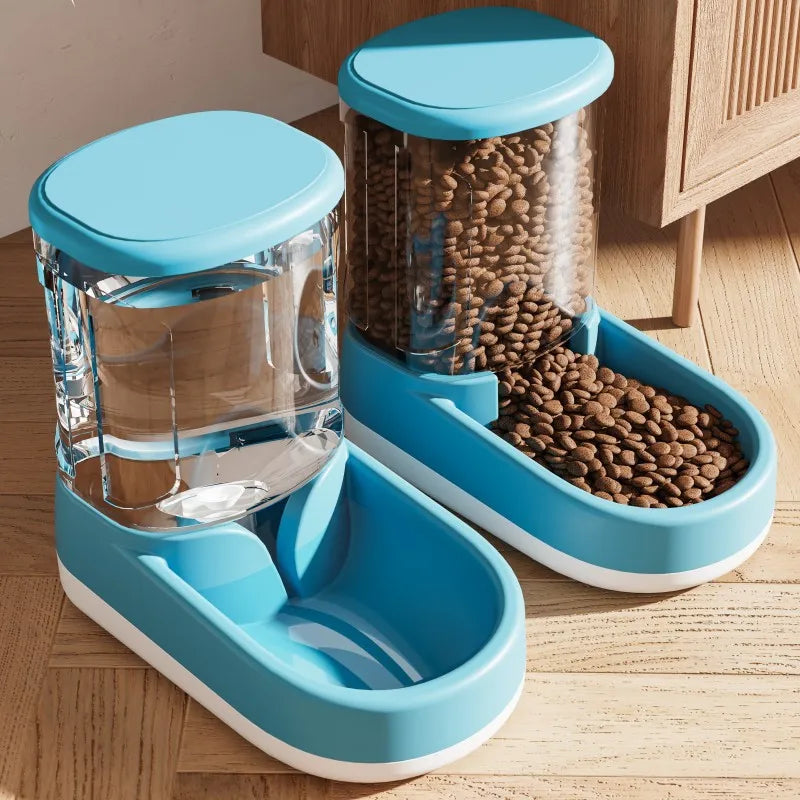 🐾 Automatic Pet Feeder & Water Dispenser for Dogs and Cats