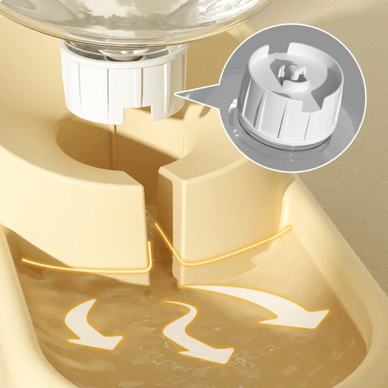 🐾 HOOPET Automatic Pet Food & Water Dispenser – Gravity Feeder for Dogs & Cats