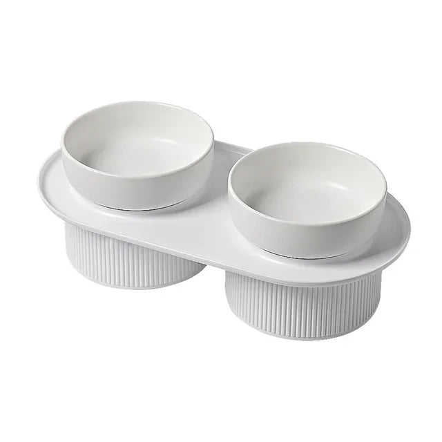🍽️ Ceramic Elevated Pet Bowl