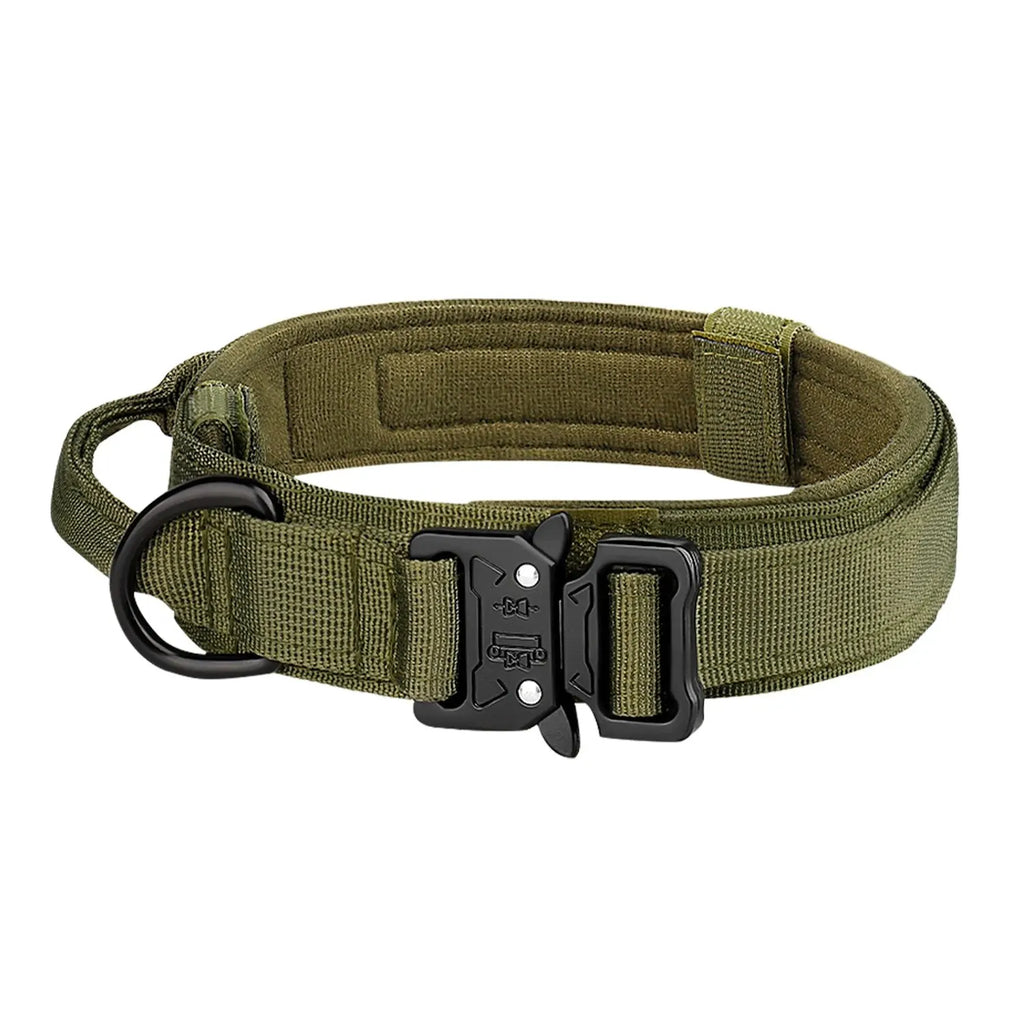 🪖 Outdoor Tactical Dog Collar – Heavy Duty Edition