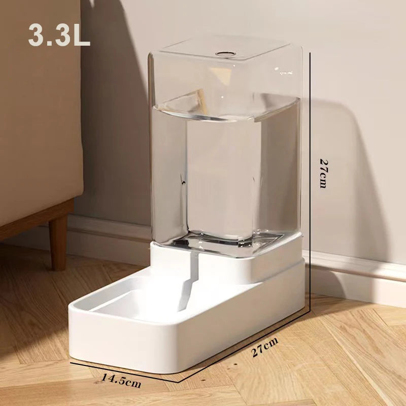 🐾 Large Capacity Automatic Pet Feeder & Water Dispenser