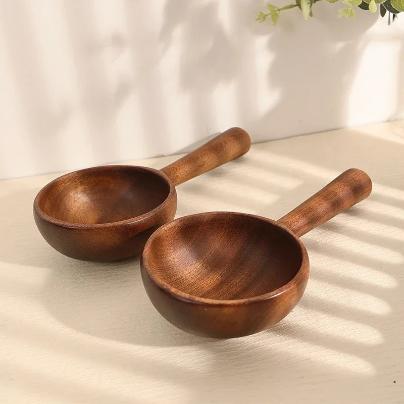 ✨Prémium Fa Evőeszköz Készlet – Kanál, Villa, Tál – Természetes, Tartós & Stílusos Konyhai Kiegészítő