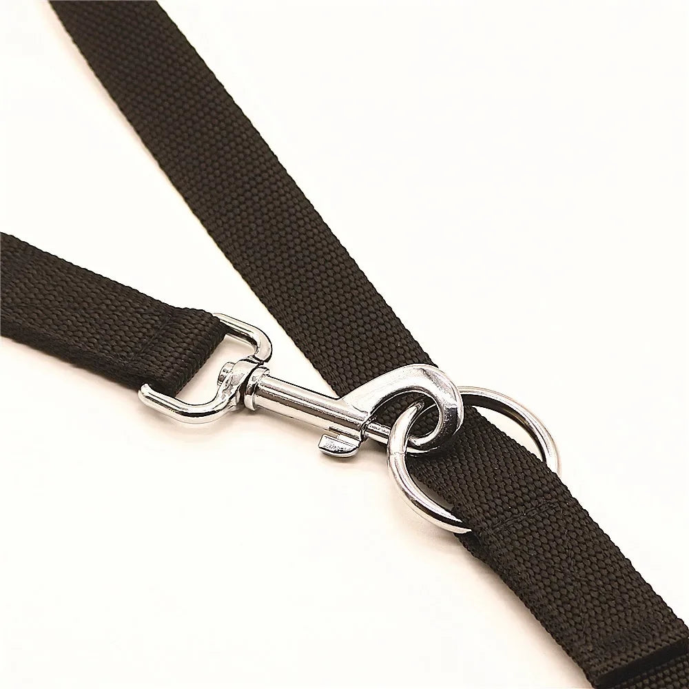 Adjustable Double-Ended Dog Leash – Strong Nylon Lead for Training & Walking