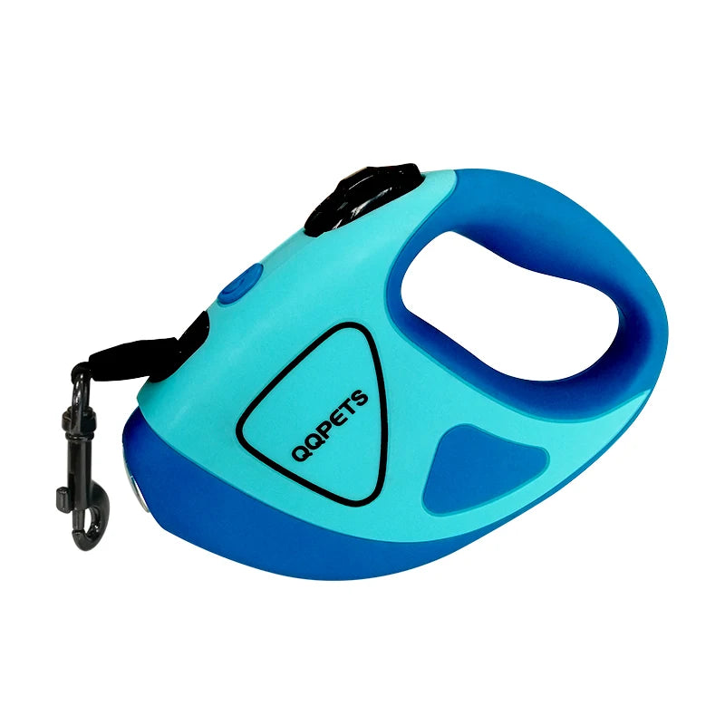 5M Long LED Retractable Dog Leash – Automatic Pet Leash for Small, Medium & Large Dogs