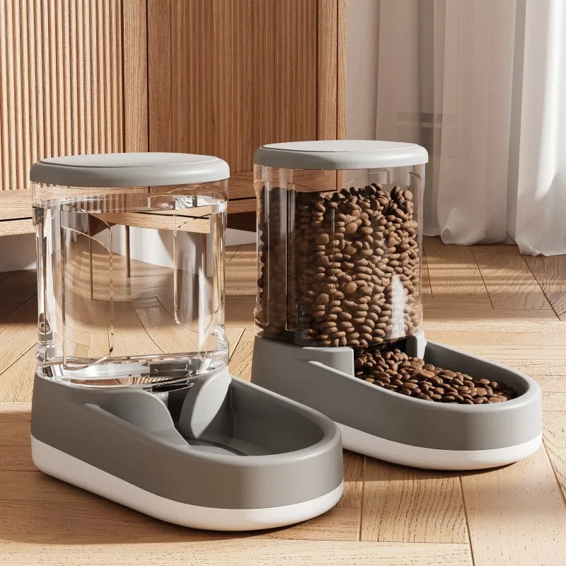 🐾 Automatic Pet Feeder & Water Dispenser for Dogs and Cats