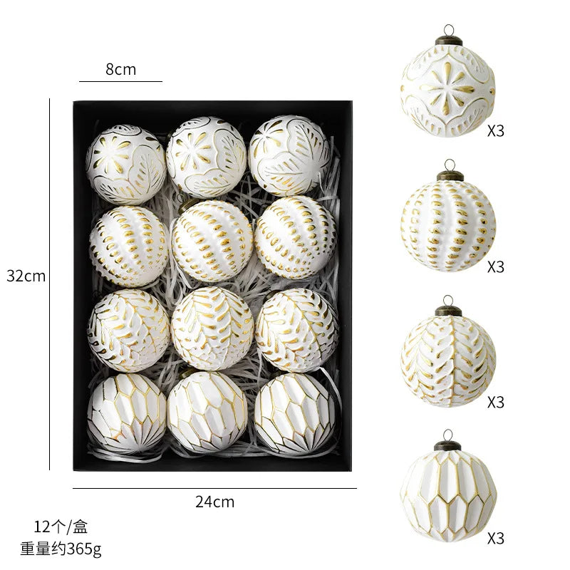 🎄 Vintage Karácsonyi Gödördísz Szett – Ünnepi Függő Dekoráció Otthonra