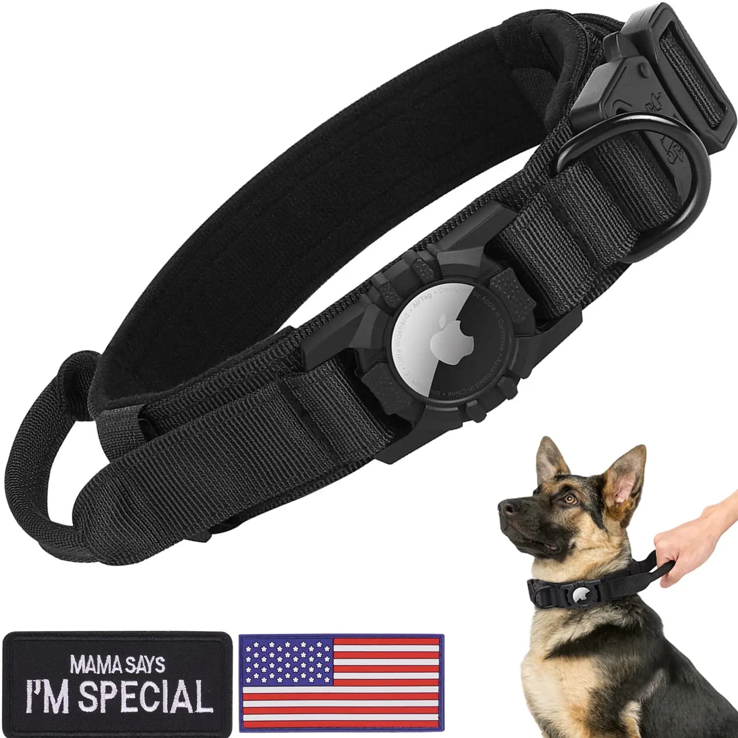 🐕 Tactical AirTag Dog Collar