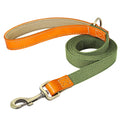 150cm Durable Nylon Dog Leash with PU Leather Handle – Comfortable & Strong for Daily Walks