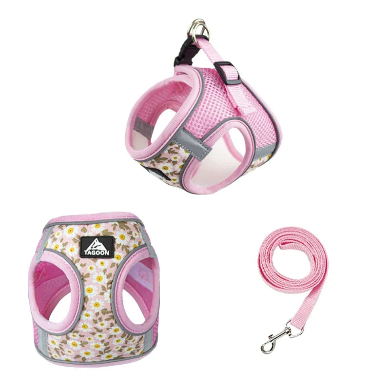 🐱 Reflective Cat Harness and Leash Set