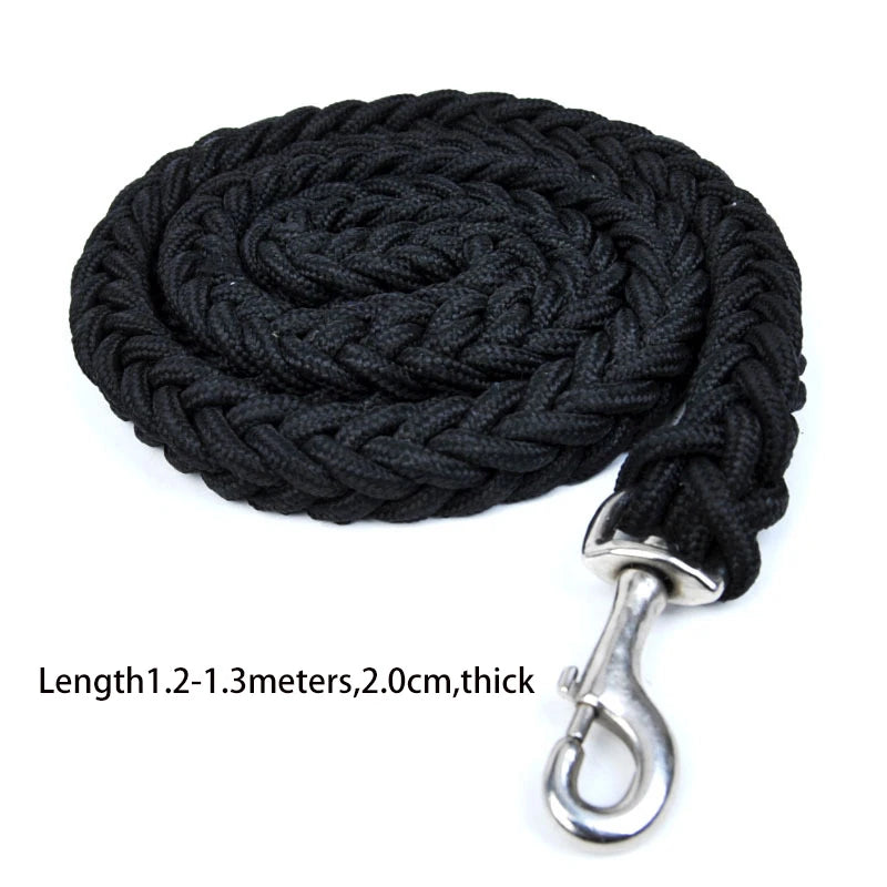 Heavy Duty Braided Nylon Dog Leash – Strong & Comfortable Training Leash for Daily Walks