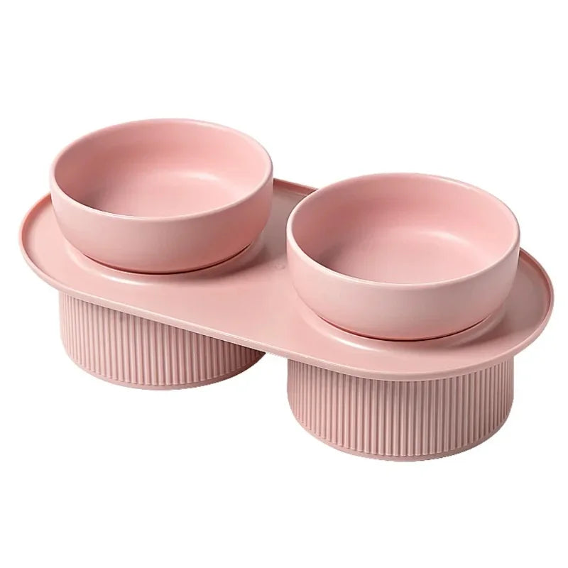 🍽️ Ceramic Elevated Pet Bowl