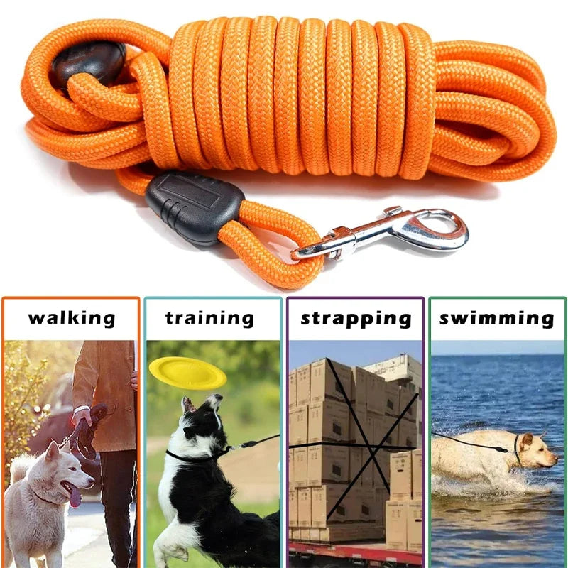 🐕 Heavy Duty Long Rope Training Dog Leash – 5M / 10M / 15M