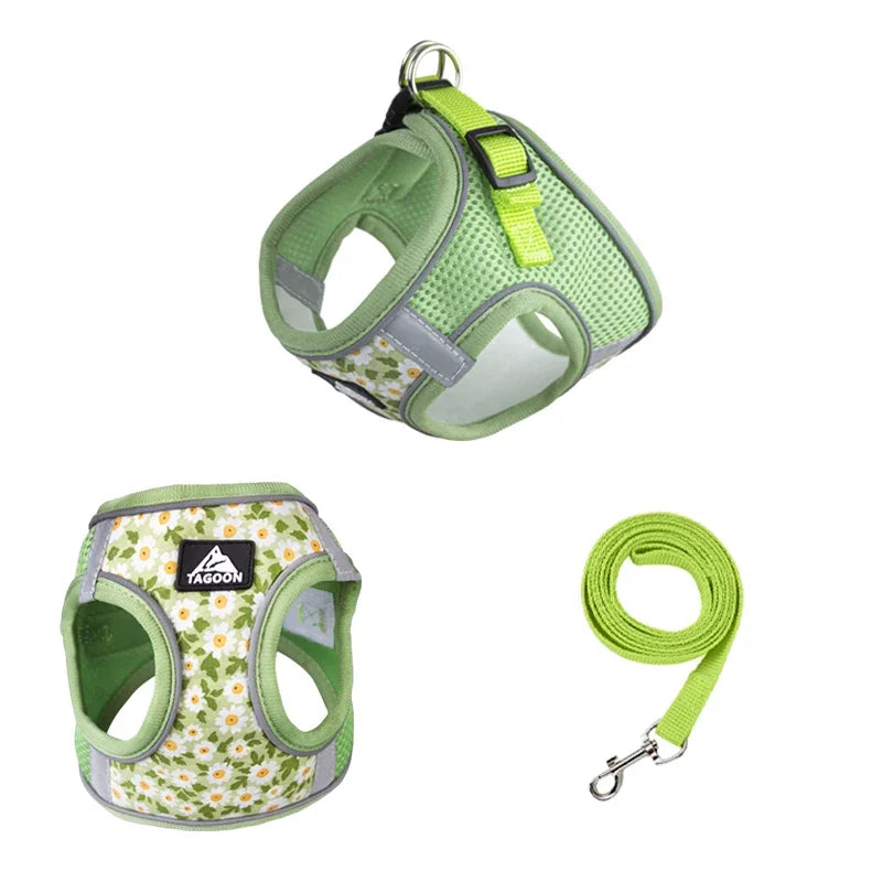 🐱 Reflective Cat Harness and Leash Set