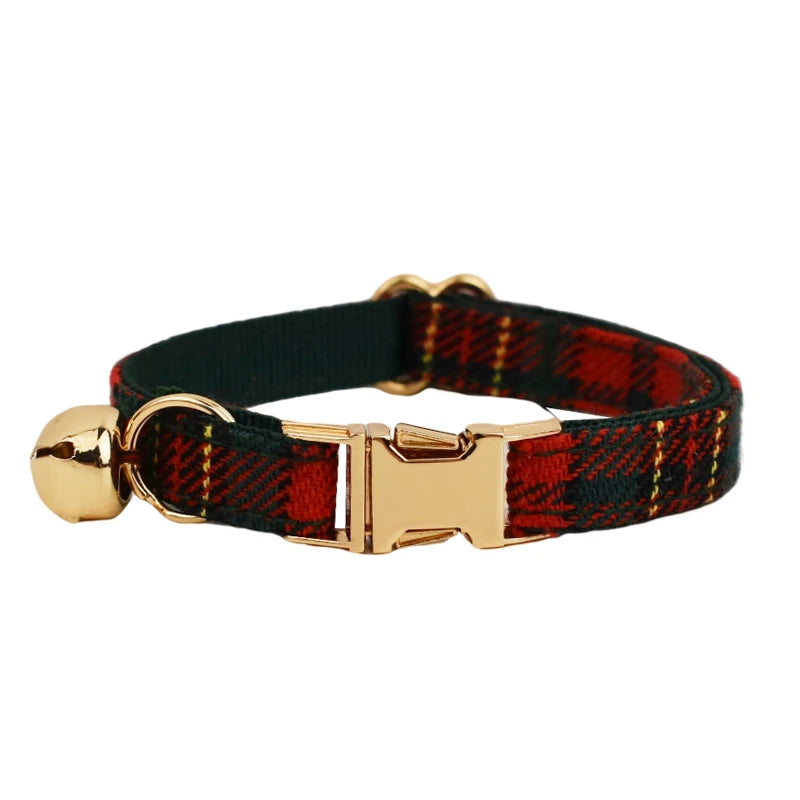 🐱 Personalized Cat Collar with Bow & Bell – Adjustable Safety Design