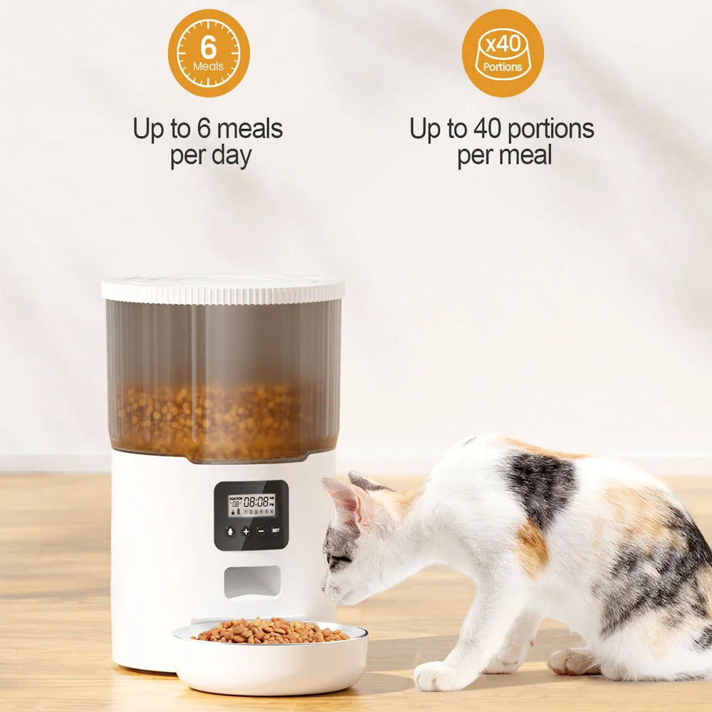 🐾 4L Smart WiFi Automatic Pet Feeder for Cats & Dogs