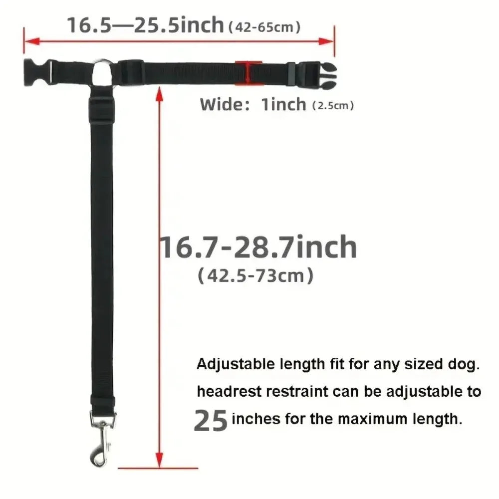 🚗 Pet Car Seat Belt for Dogs & Cats