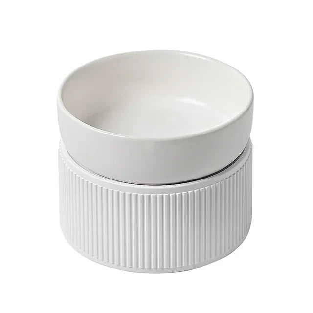 🍽️ Ceramic Elevated Pet Bowl