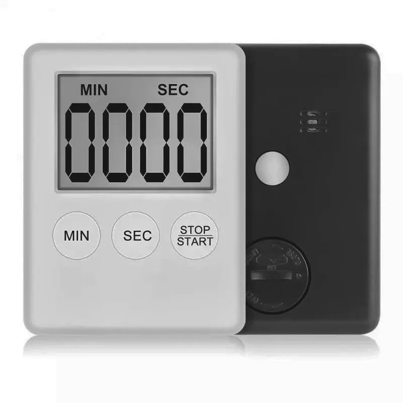 ✅Digitális Konyhai Időzítő – LED Kijelzővel, Hangos Riasztás, Mágneses Hátlap