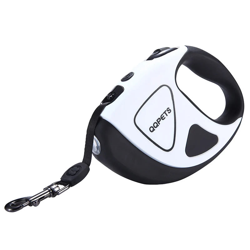 5M Long LED Retractable Dog Leash – Automatic Pet Leash for Small, Medium & Large Dogs