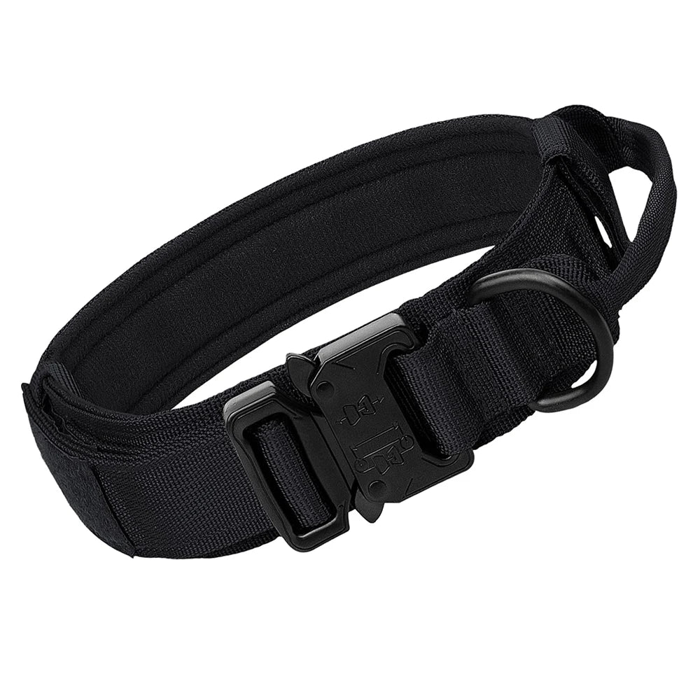Heavy Duty Tactical Dog Collar with Handle