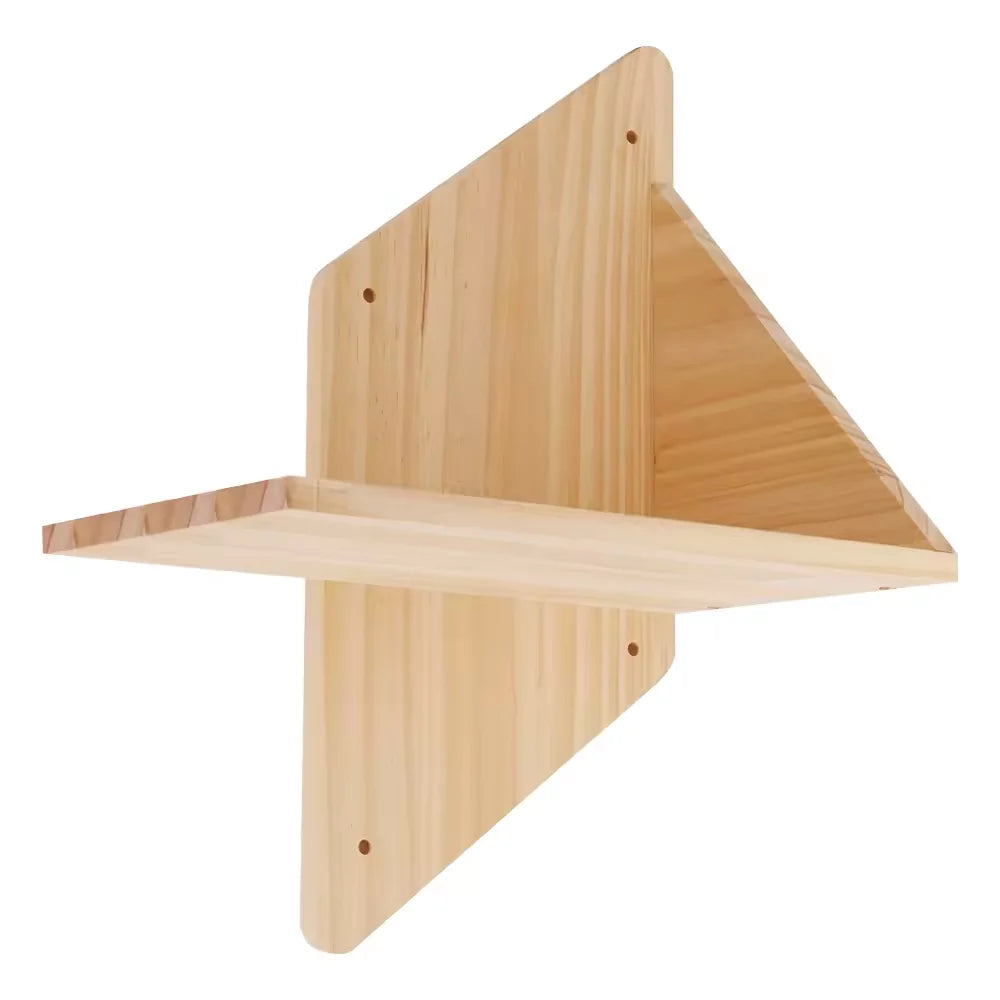 🐱🪵 Kör Alakú Fali Macskabútor – Esztétikus Fa Mászópolc • Strapabíró & Modern Dizájn 🐱🪵