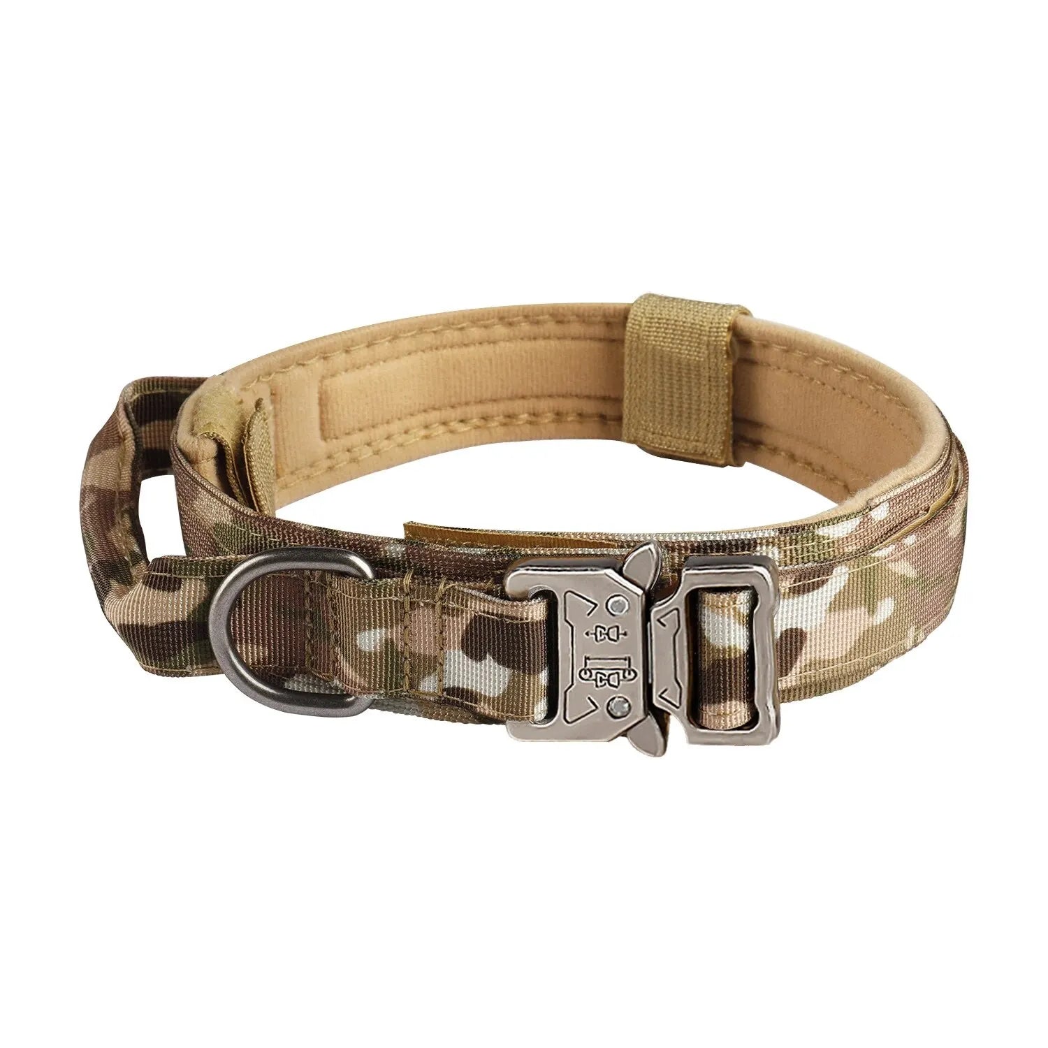 🪖 Outdoor Tactical Dog Collar – Heavy Duty Edition