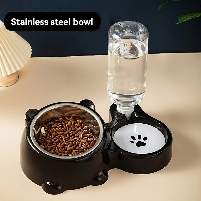 🐶🐱 Automatic Pet Feeder and Water Dispenser – Integrated Feeding System