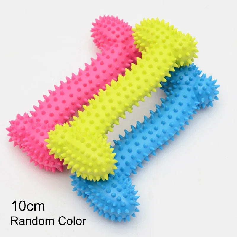 🦷 Rubber Teeth Cleaning Dog Toy
