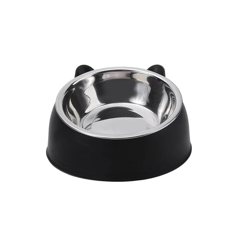 🐱🥣 15° Tilted Elevated Pet Bowl – Anti-Slip Base