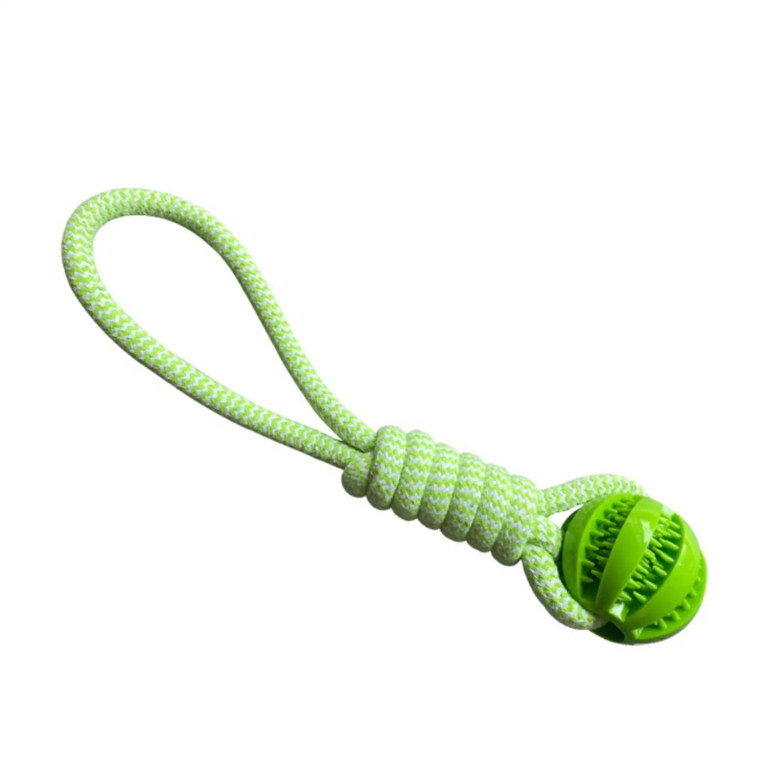 🧶 Interactive Rope & Treat Dispensing Dog Ball